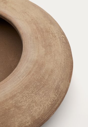 KAVE HOME Rivor terrakottaplantekasse med naturlig finish 50 cm