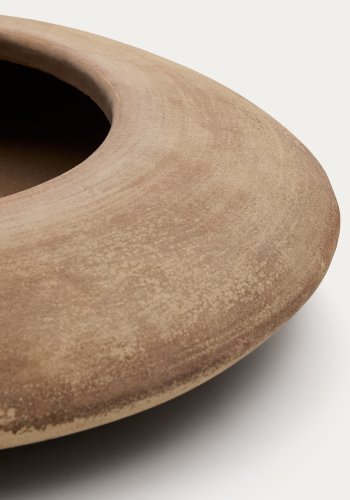 KAVE HOME Rivor terrakottaplantekasse med naturlig finish 50 cm