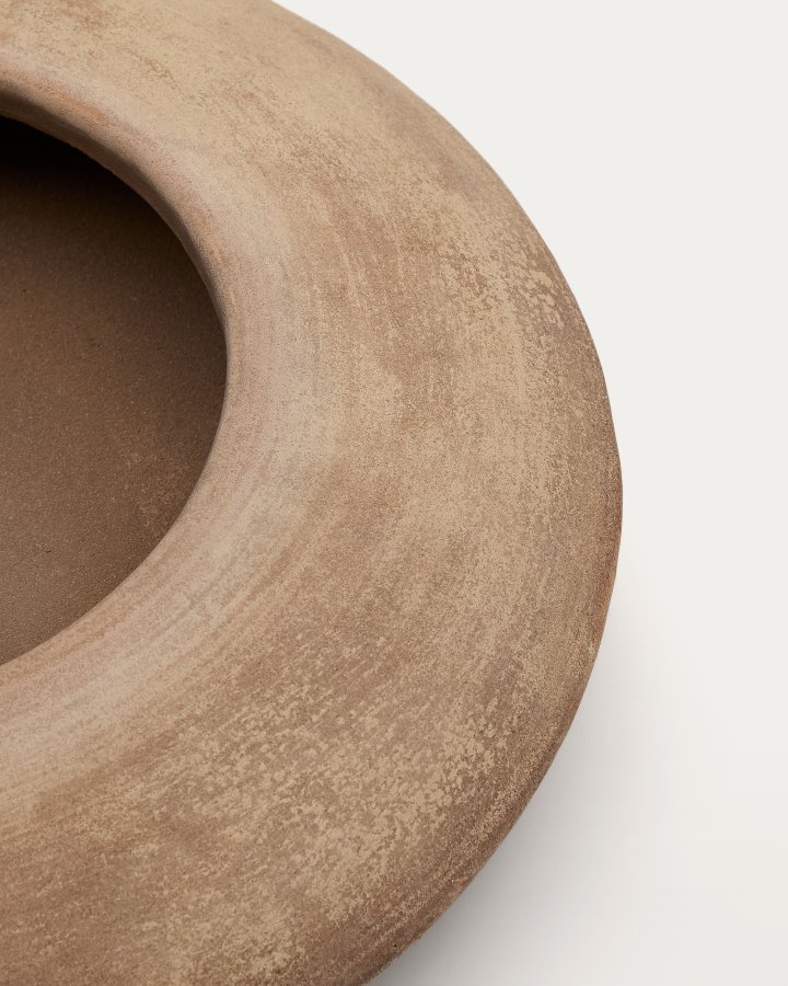 KAVE HOME Rivor terrakottaplantekasse med naturlig finish 65 cm
