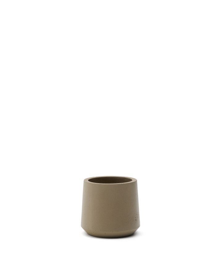 KAVE HOME Calun krukke, rund - beige cement (�32)
