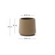 KAVE HOME Calun krukke, rund - beige cement (�32)