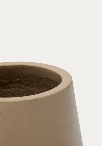 KAVE HOME Calun krukke, rund - beige cement (�50)