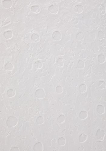 KAVE HOME Olvin abstrakt bilde p hvitt resirkulert papir med hndlagde relieffer 103,6 x 123,6 cm