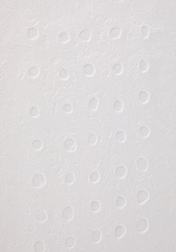 KAVE HOME Olvin abstrakt bilde p hvitt resirkulert papir med hndlagde relieffer 73,6 x 93,6 cm