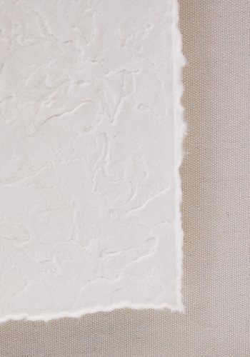 KAVE HOME Olvin abstrakt bilde p hvitt resirkulert papir med hndlagde relieffer 43,6 x 93,6 cm