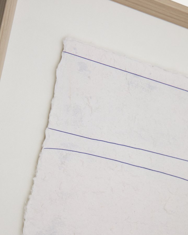 KAVE HOME Durkan hvitt bilde p resirkulert papir 50 x 70 cm