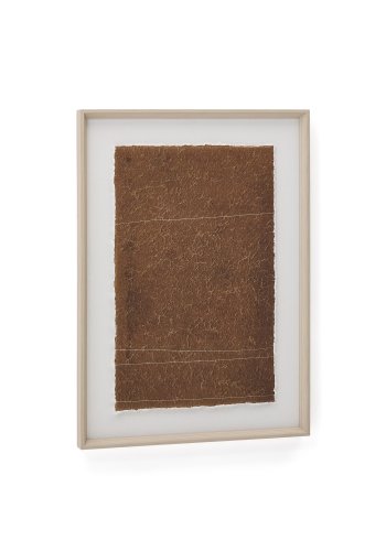 KAVE HOME Durkan billede, rektangul�r - r�dbrun genbrugspapir (50x70)