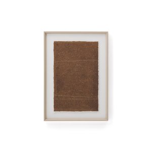 KAVE HOME Durkan billede, rektangul�r - r�dbrun genbrugspapir (50x70)