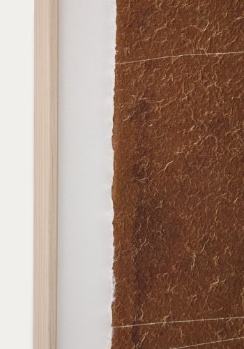 KAVE HOME Durkan billede, rektangul�r - r�dbrun genbrugspapir (50x70)