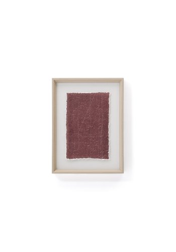 KAVE HOME Durkan rdbrunt bilde p resirkulert papir 30 x 40 cm