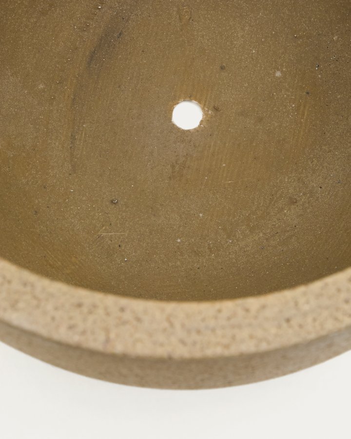 KAVE HOME Selvi blomsterpotte med lysebrun steineffekt 37 cm