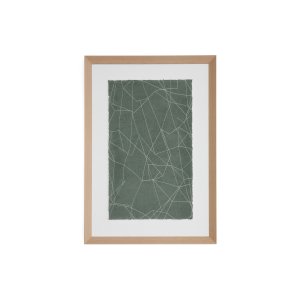 KAVE HOME Durkan billede, rektangulr - grn genbrugspapir (100x70)