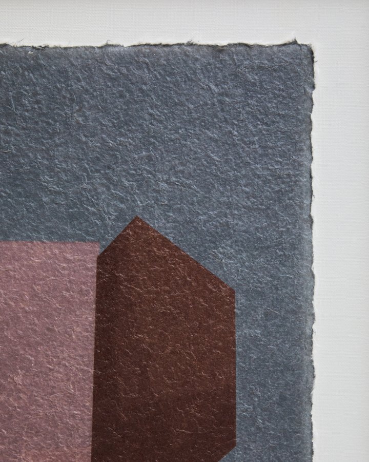 KAVE HOME Veluni abstrakt billede, rektangul�r - multifarvet genbrugspapir (90x60)