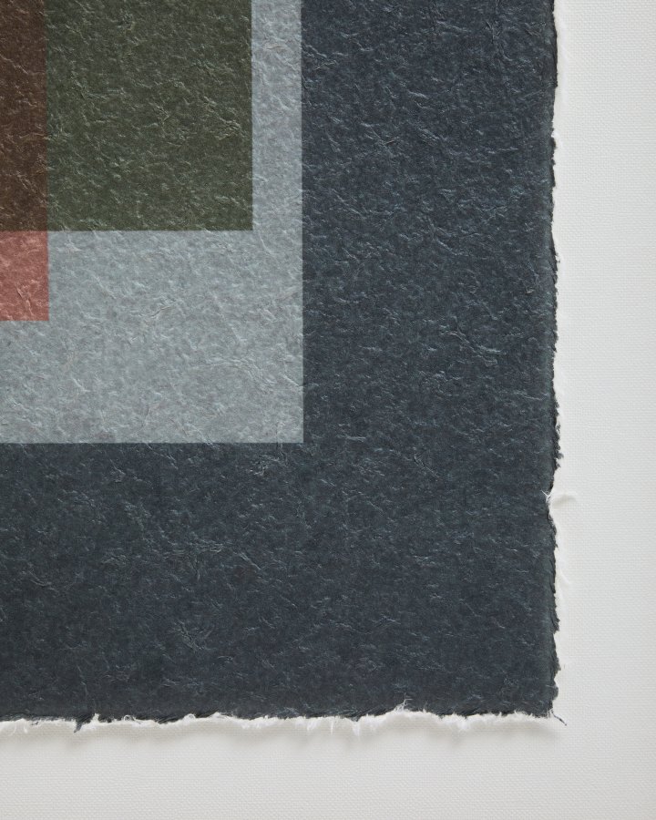 KAVE HOME Veluni abstrakt billede, rektangul�r - multifarvet genbrugspapir (90x60)