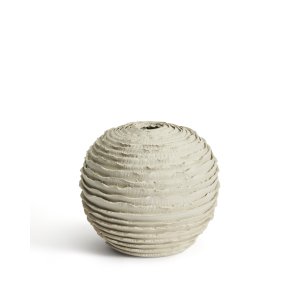 KAVE HOME Evania vas, rund - beige keramik (�23)