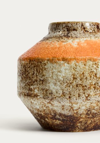 KAVE HOME Estin vase, rund - multifarvet keramik (H:16,5)