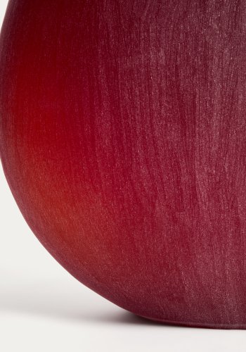 KAVE HOME Rovena vase - bordeauxr�d glas (H:43,5)