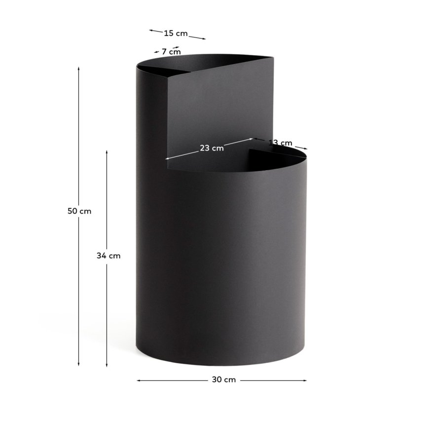 KAVE HOME Atin paraplystativ - m�rkegr� metal 