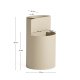 KAVE HOME Atin paraplystativ - beige metal
