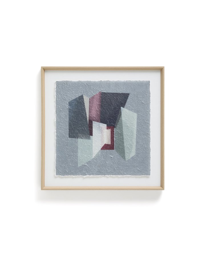 KAVE HOME Veluni billede, kvadratisk - multifarvet genbrugspapir (60x60)