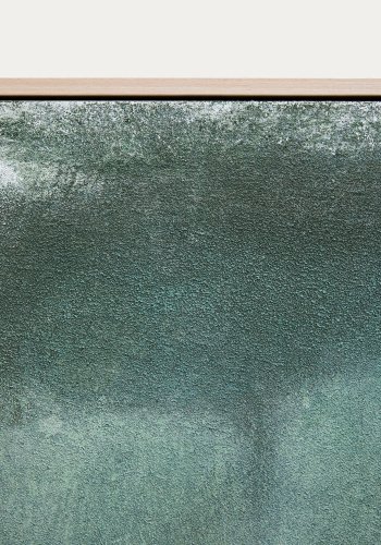 KAVE HOME Selnar abstrakt billede, rektangul�r - gr�n stof (182x47)