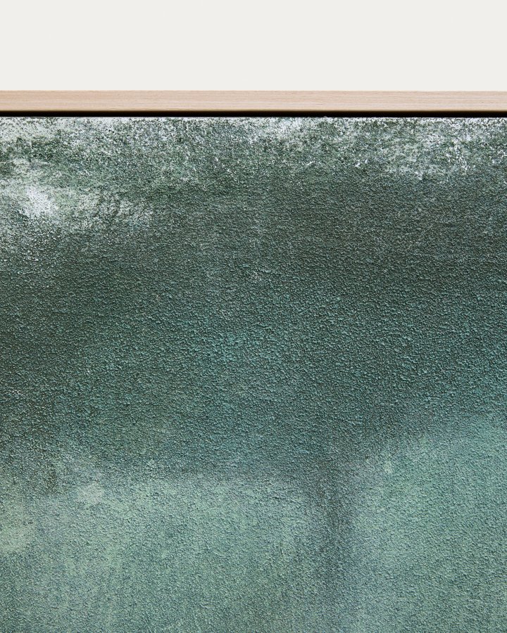 KAVE HOME Selnar abstrakt billede, rektangul�r - gr�n stof (182x47)