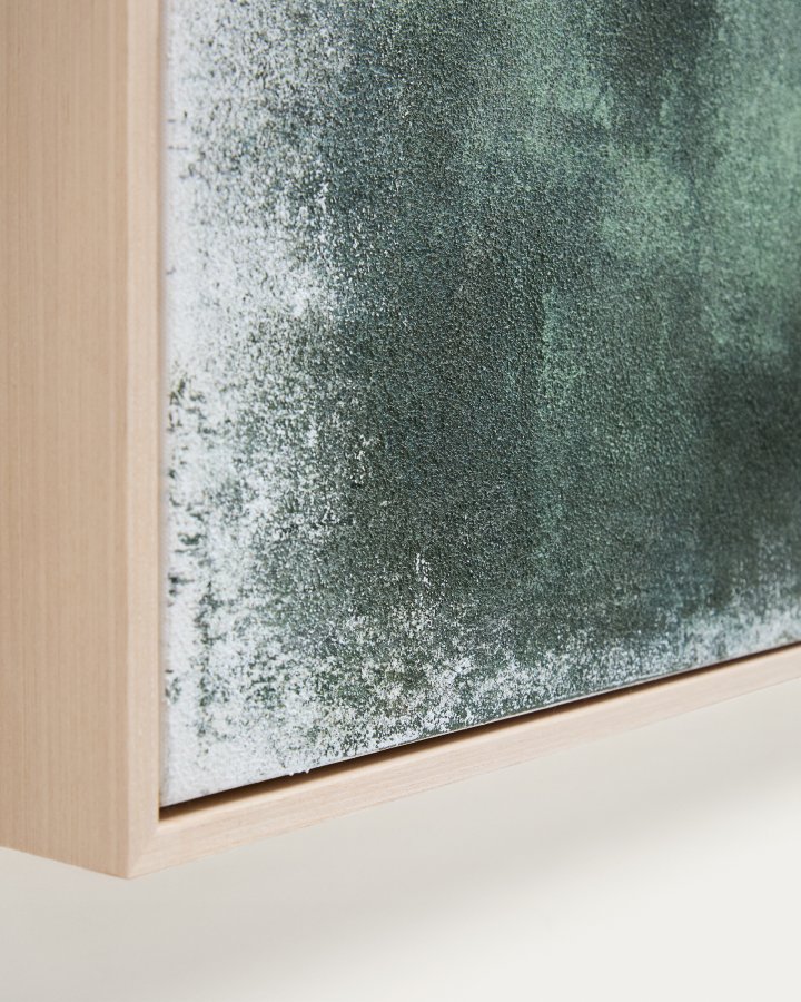 KAVE HOME Selnar abstrakt billede, rektangul�r - gr�n stof (182x47)