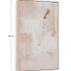 KAVE HOME Silpa abstrakt billede, rektangul�r - beige stof (90x60)