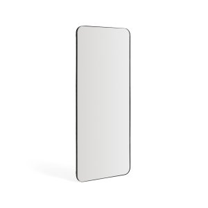 KAVE HOME Marco v�gspejl, rektangul�r - spejlglas og sort metal (80x180)