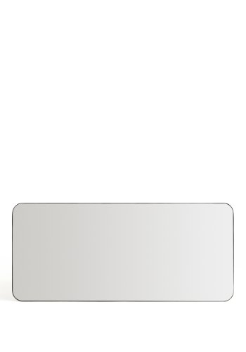 KAVE HOME Marco v�gspejl, rektangul�r - spejlglas og sort metal (80x180)