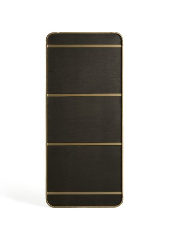KAVE HOME Marco v�gspejl, rektangul�r - spejlglas og guld metal (80x180)