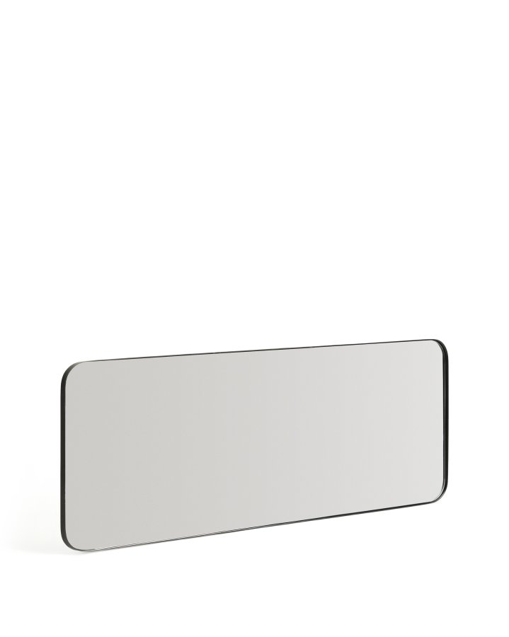 KAVE HOME Marco v�gspejl, rektangul�r - spejlglas og sort metal (30x100)