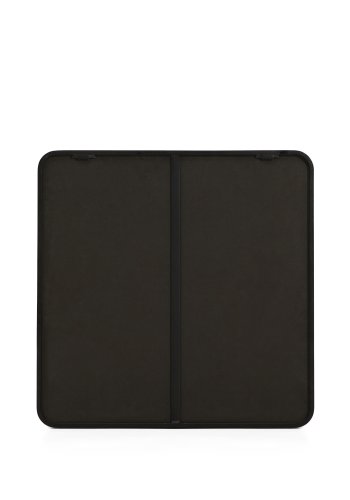 KAVE HOME Marco v�gspejl, kvadratisk - spejlglas og sort metal (60x60)