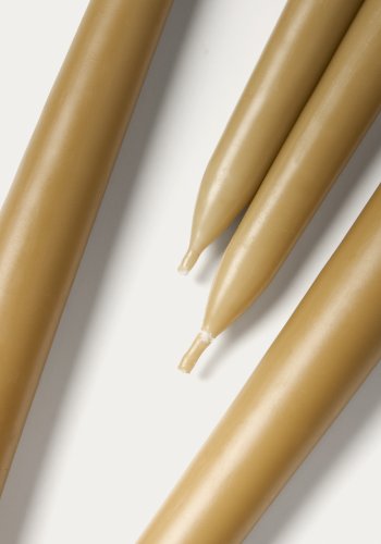 KAVE HOME Talinen stearinlys - beige (s�t med 4)