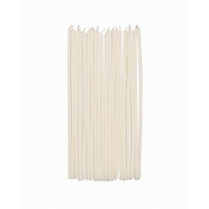 KAVE HOME Solvin beige stearinlys (s�t med 20)
