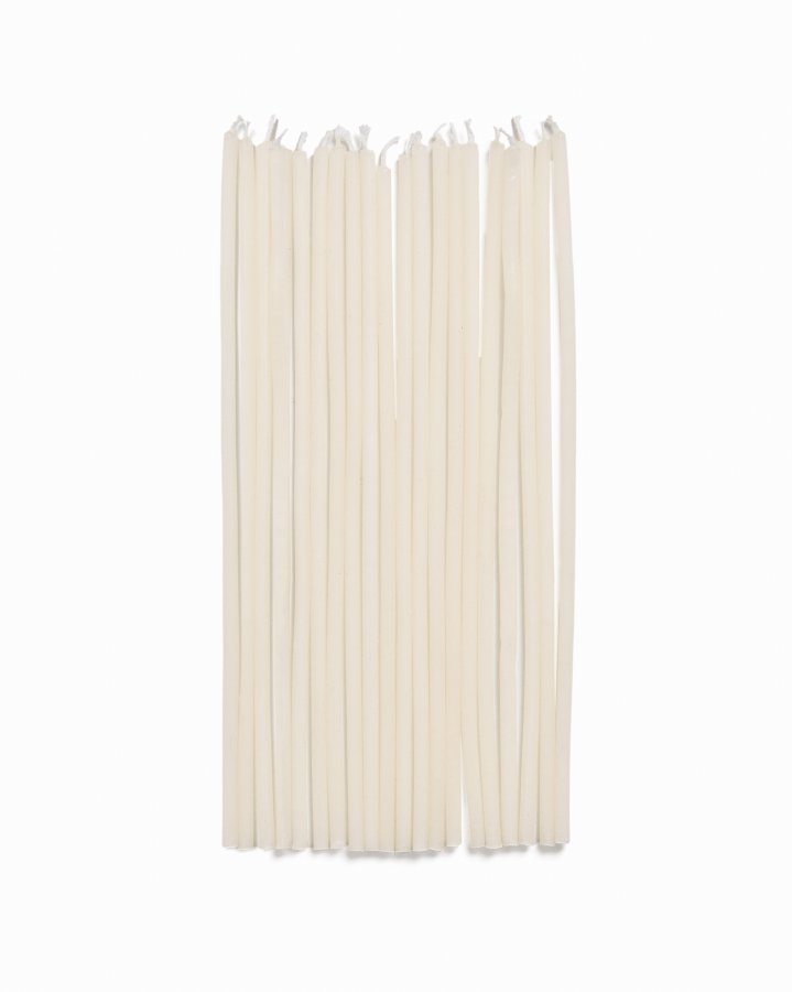 KAVE HOME Solvin beige stearinlys (s�t med 20)