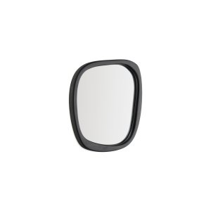 KAVE HOME Alura v�gspejl, organisk - spejlglas og sort teaktr� (45,5x47)