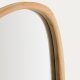 KAVE HOME Alura v�gspejl, organisk - spejlglas og natur teaktr� (45,5x47)