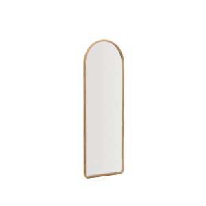 KAVE HOME Milsa v�gspejl, rektangul�r - spejlglas og natur teaktr� (55x155)