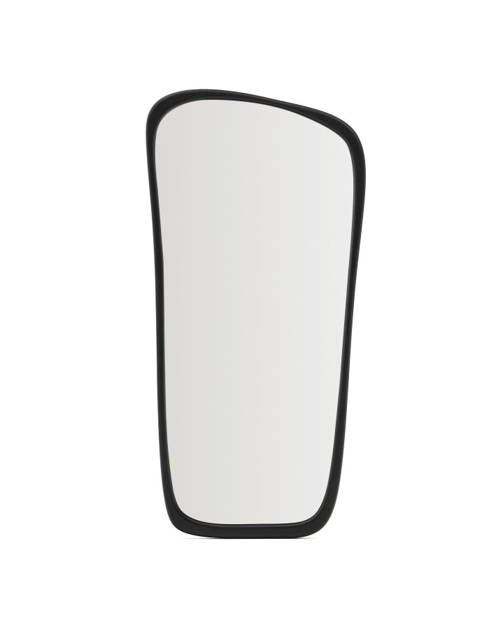 KAVE HOME Alura v�gspejl, organisk - spejlglas og sort teaktr� (192x94,5)