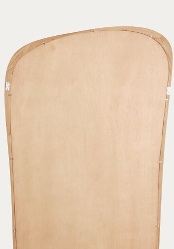 KAVE HOME Alura gulvspejl, organisk - spejlglas og natur teaktr� (94,6x192,1)