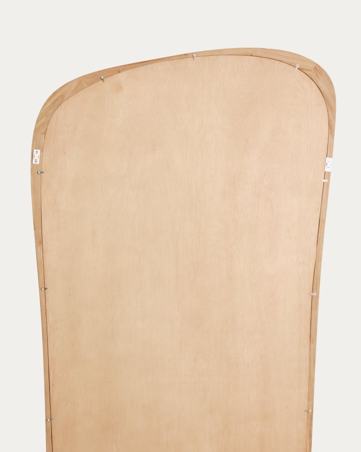 KAVE HOME Alura gulvspejl, organisk - spejlglas og natur teaktr� (94,6x192,1)