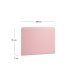 KAVE HOME Dyla sengegavl, med avtagbart trekk - rosa stoff (for 90 cm seng)