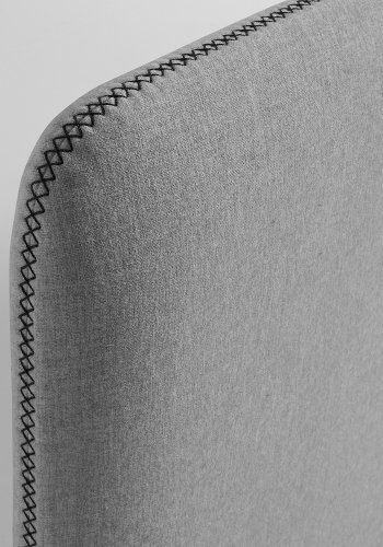 KAVE HOME Dyla sengegavl, m. aftageligt betr�k - gr� stof (til 150 cm seng)