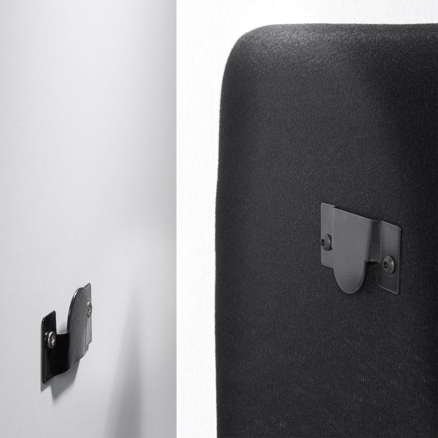 KAVE HOME Dyla sengegavl, m. aftageligt betr�k - sennepsgul stof (til 150 cm seng)