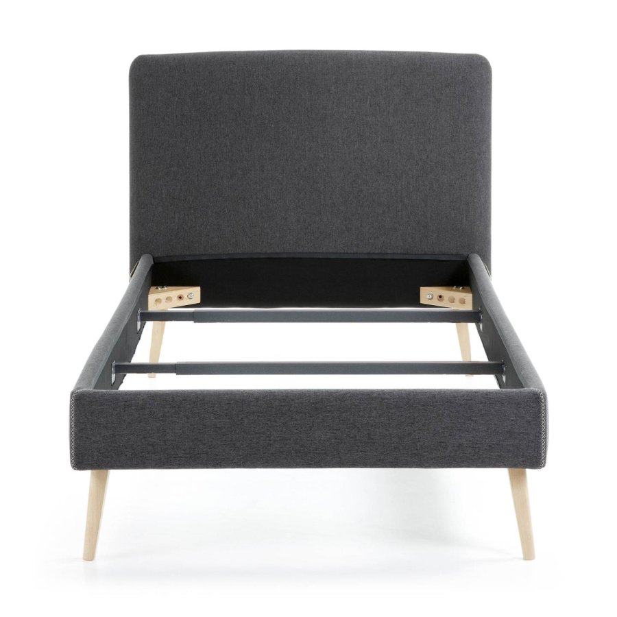 KAVE HOME Dyla sengetrekk - svart stoff (for en 90x190 cm sengeramme)