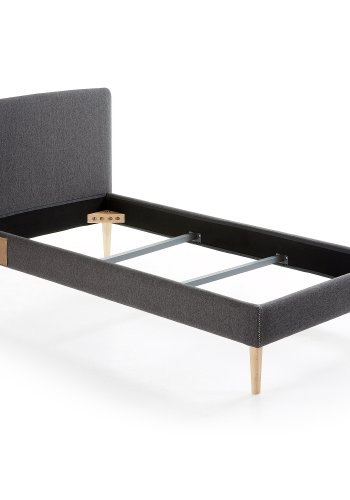 KAVE HOME Dyla sengetrekk - svart stoff (for en 90x190 cm sengeramme)