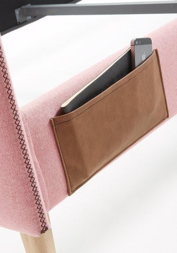 KAVE HOME Dyla sengetrekk til 90 x 190 cm madrass i rosa