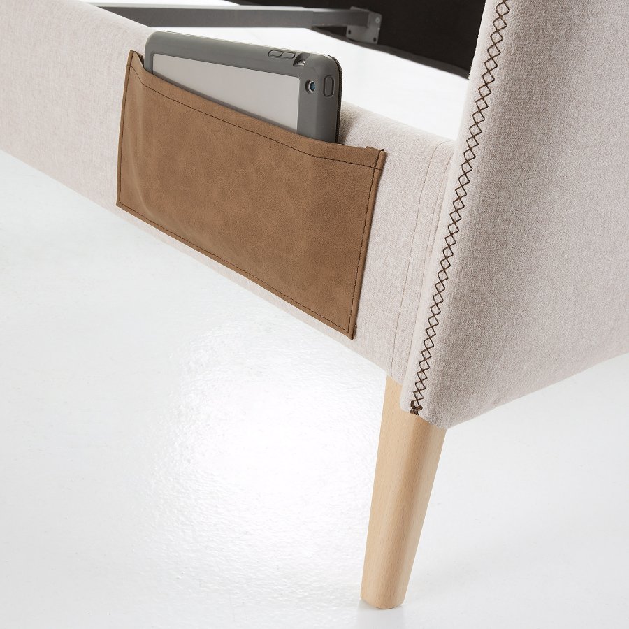 KAVE HOME Dyla sengetrekk for en 150 x 190 cm madrass i beige