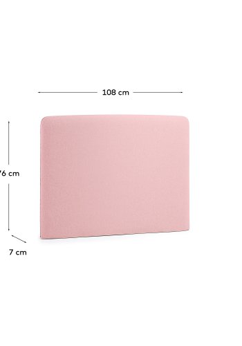 KAVE HOME Dyla sengegavl i rosa for 90 cm senger